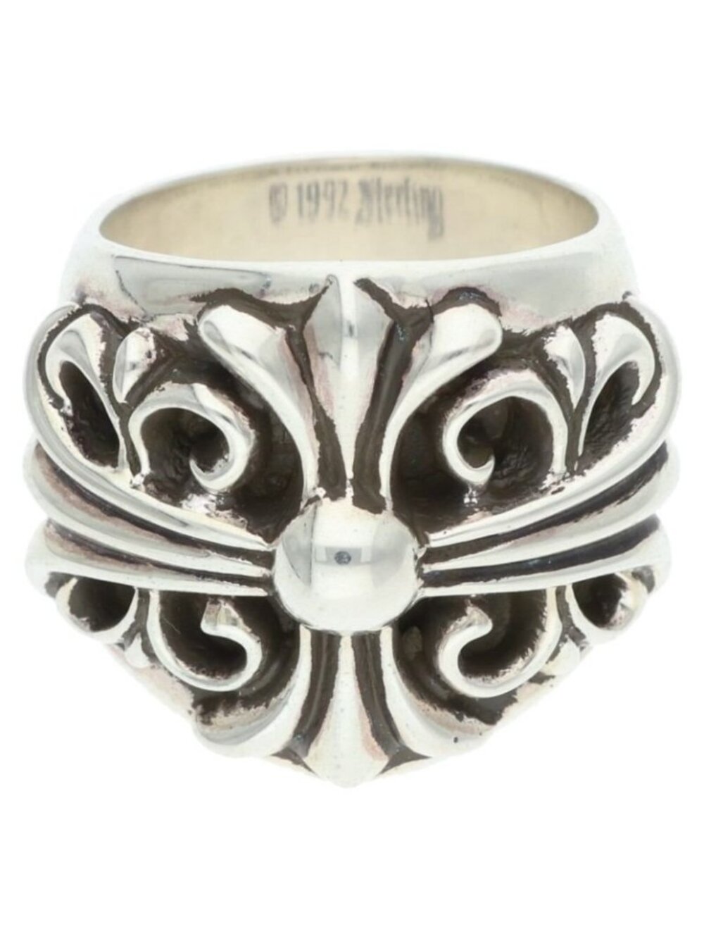 Chrome Hearts Keeper Silver Ring